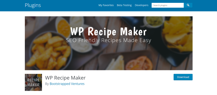 wp recipe maker plugin