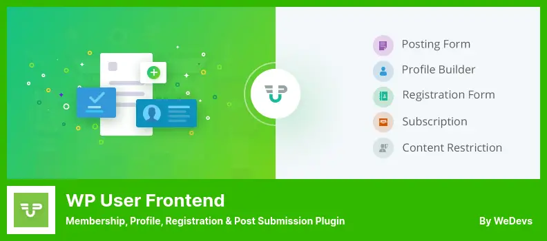 WP User Frontend Plugin - Membership, Profile, Registration & Post Submission Plugin