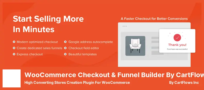 WooCommerce Checkout & Funnel Builder by CartFlows Plugin - High Converting Stores Creation Plugin for WooCommerce
