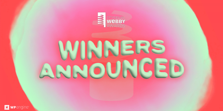 WordPress Wins Big at The Webby Awards 