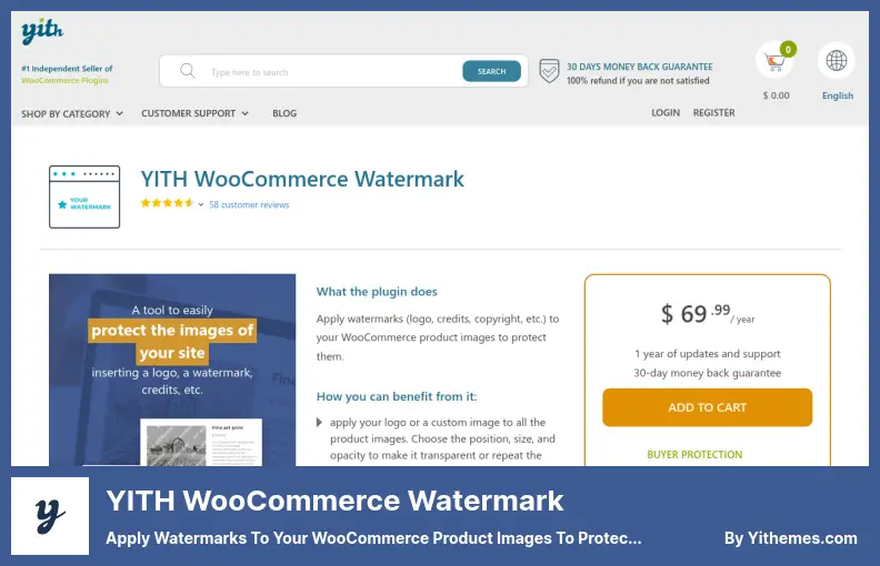YITH WooCommerce Watermark Plugin - Apply Watermarks to Your WooCommerce Product Images to Protect Them