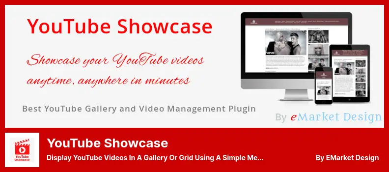 YouTube Showcase Plugin - Display YouTube Videos in a Gallery Or Grid Using a Simple Method