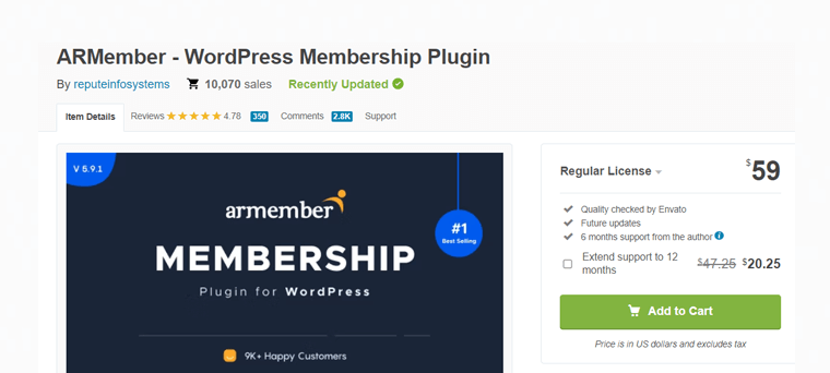 ARMember WordPress Membership Plugin