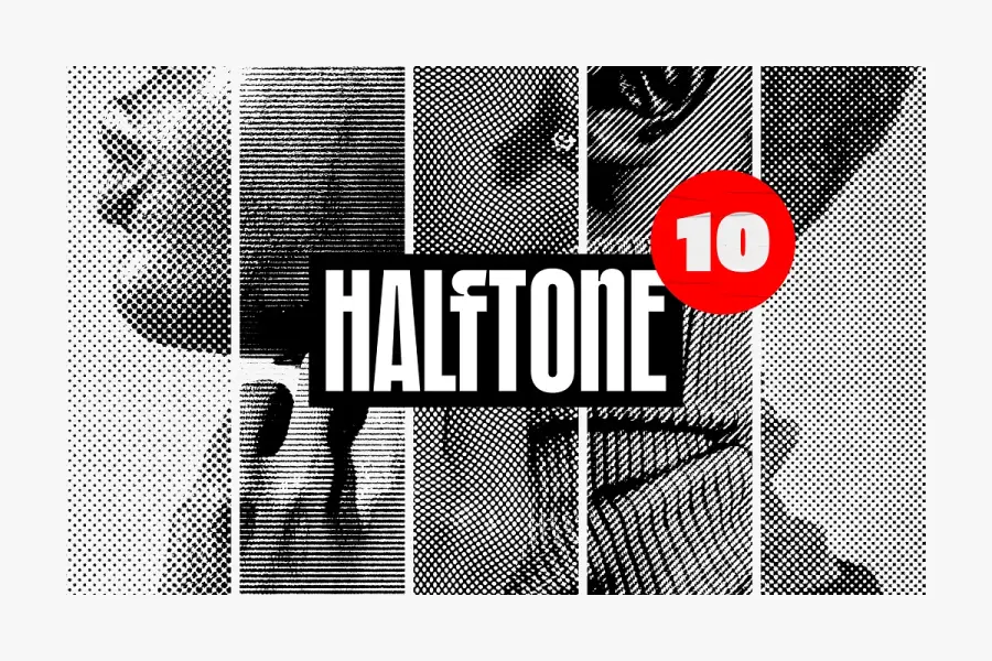 Classic Halftone Photo Effects - 