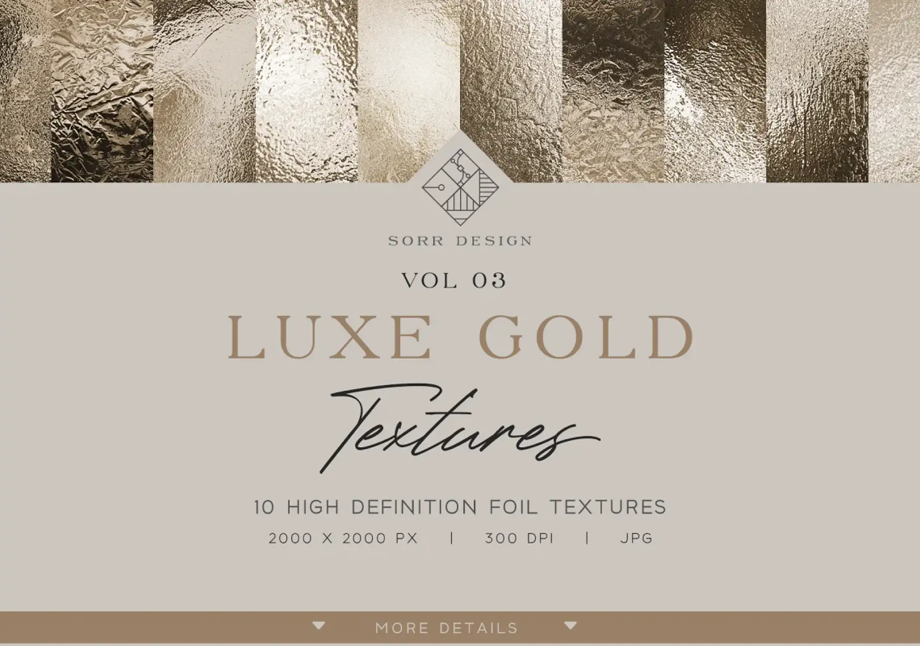 10 Luxe Gold Textures Vol.03 - 