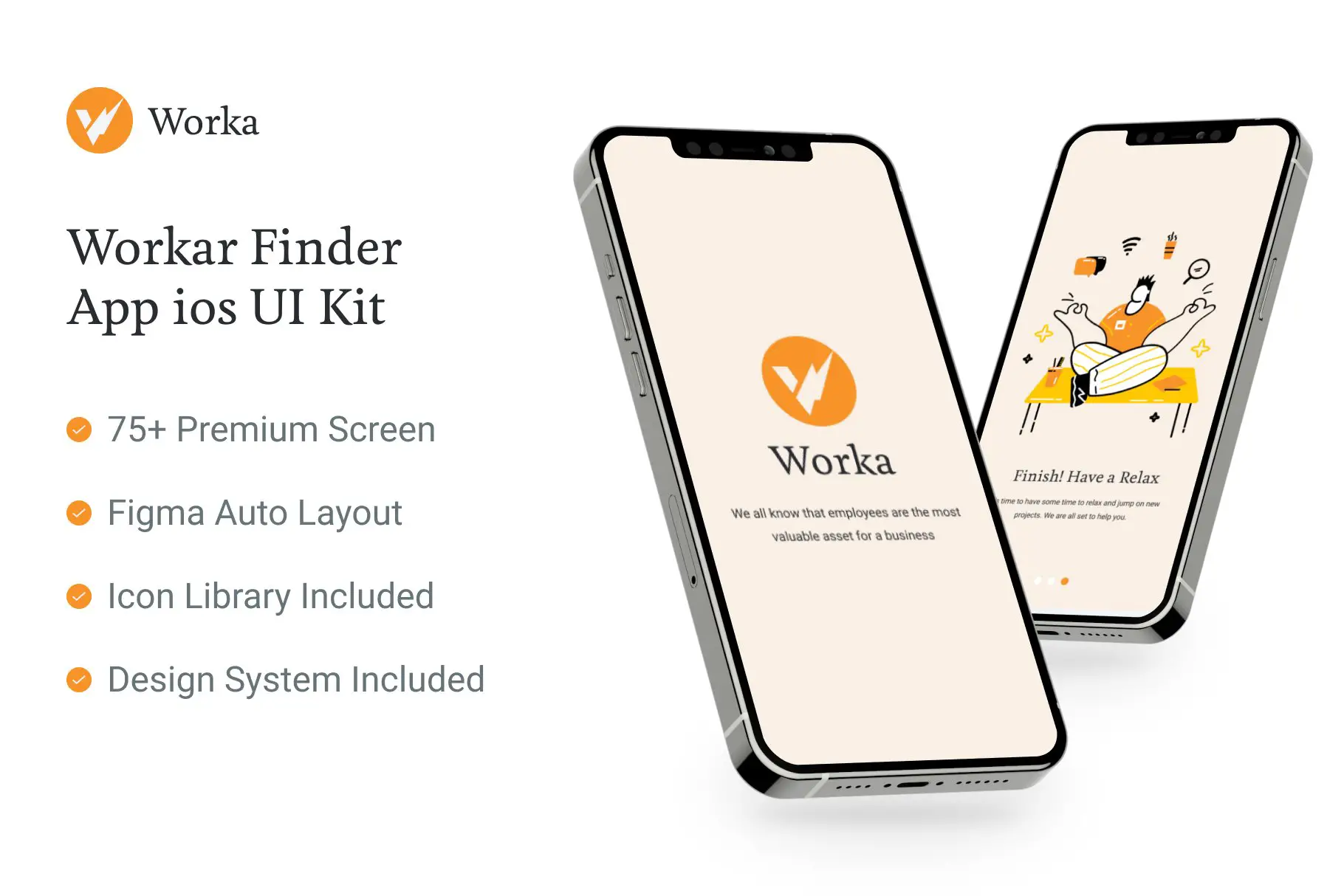 Figma Worka mobile app - 