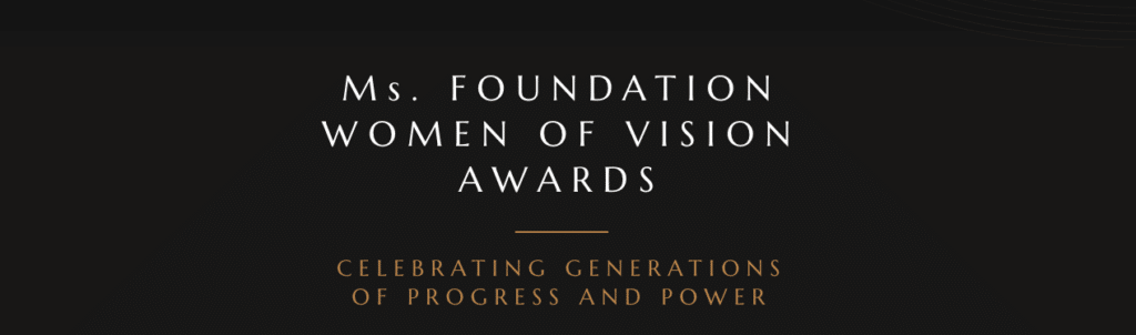 Screenshot from Ms. Foundation Women of Vision Awards website