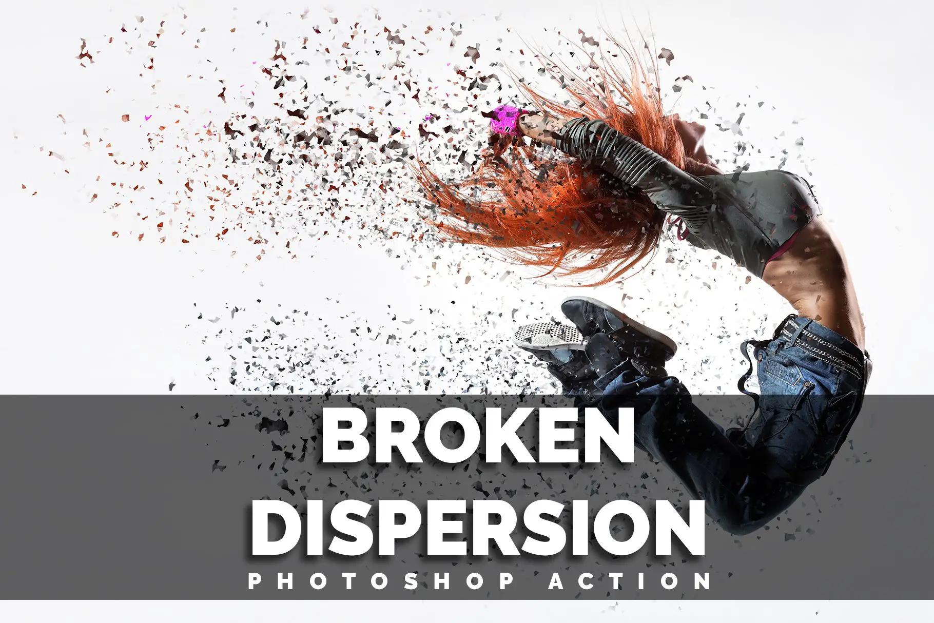 Broken Dispersion Photoshop Action - 