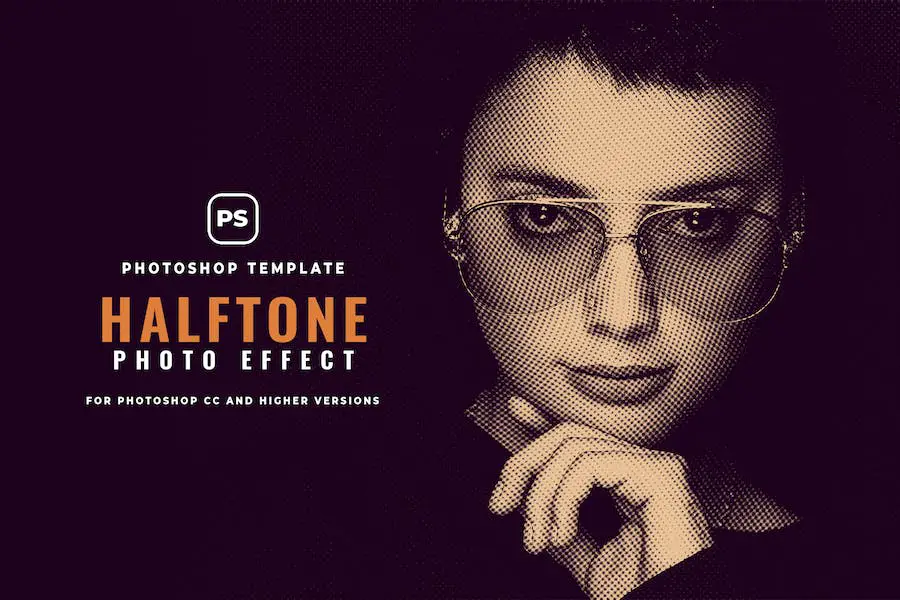 Halftone Effect Photoshop - 