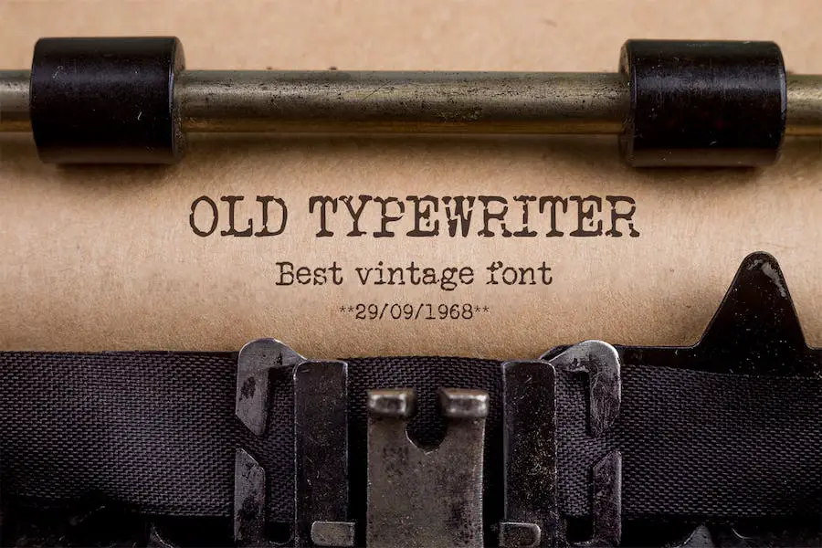 Old Typewriter - 