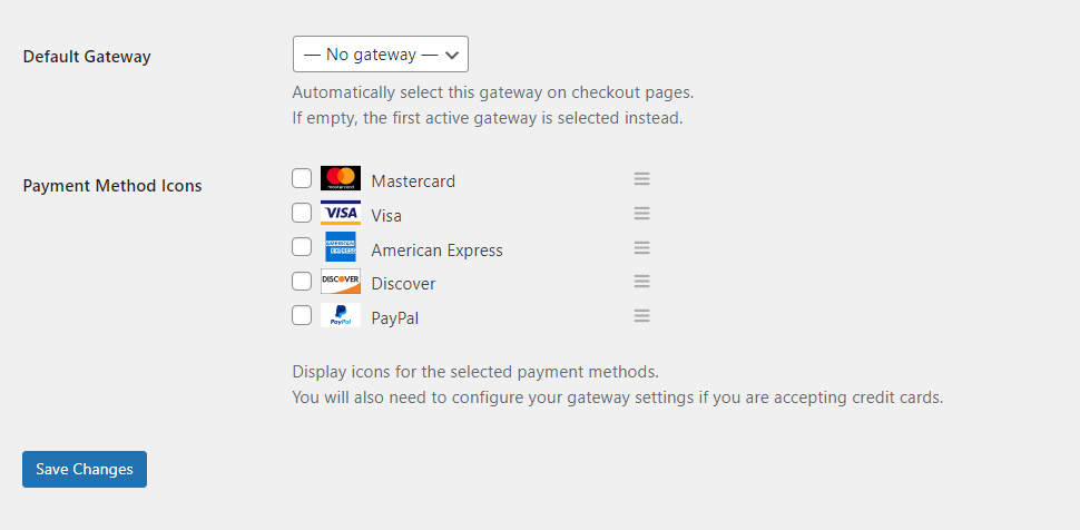 Payment settings in Easy Digital Downloads.