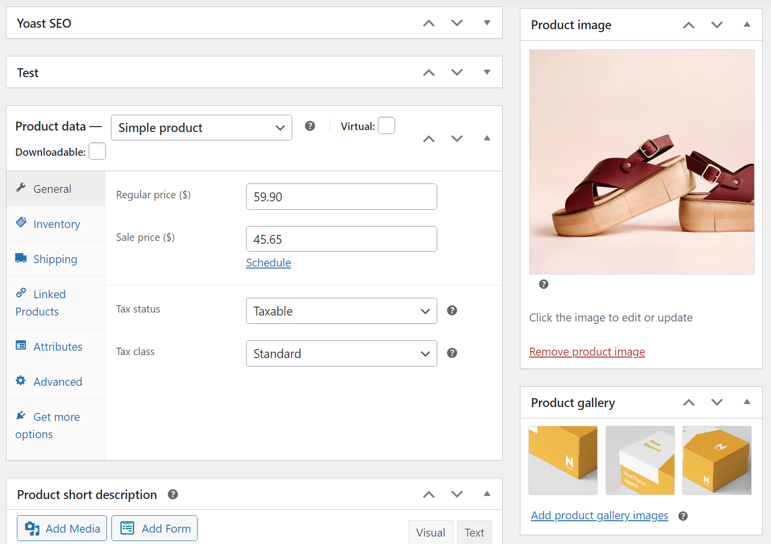 Editing WooCommerce product images.