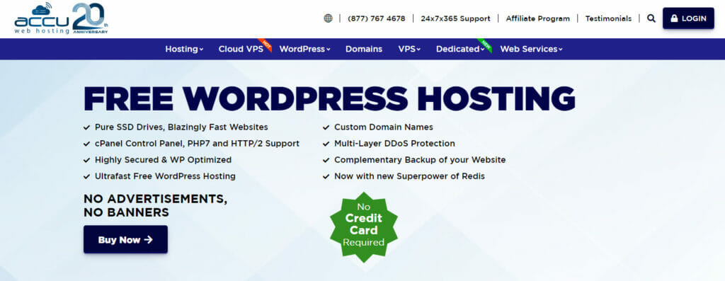 free wordpress hosting - accuweb hosting