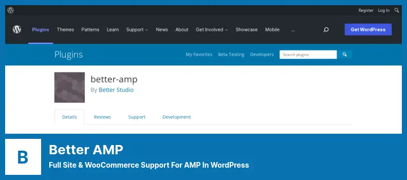 Better AMP Plugin - Full Site & WooCommerce Support for AMP in WordPress