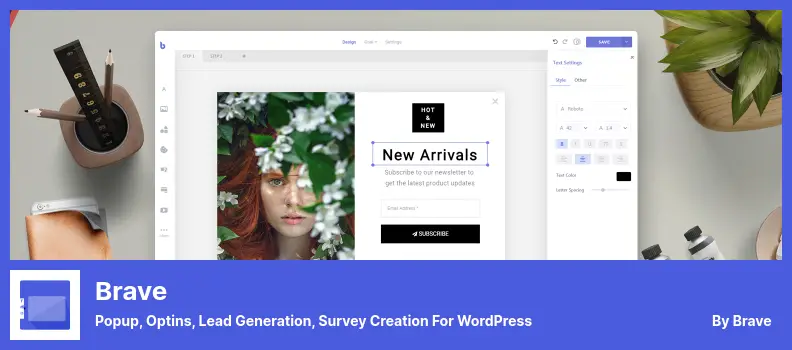 Brave Plugin - Popup, Optins, Lead Generation, Survey Creation For WordPress