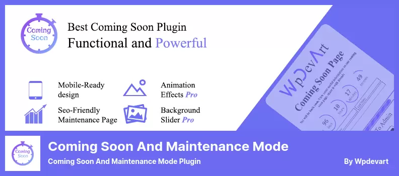 Coming soon and Maintenance mode Plugin - Coming Soon And Maintenance Mode Plugin