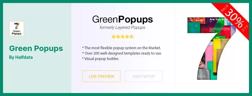 Green Popups Plugin - Popup Plugin for WordPress