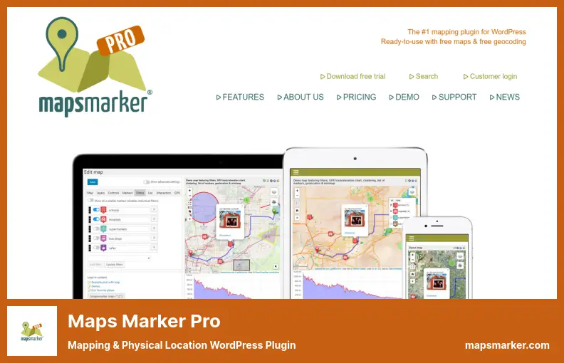 Maps Marker Pro Plugin - Mapping & Physical Location WordPress Plugin