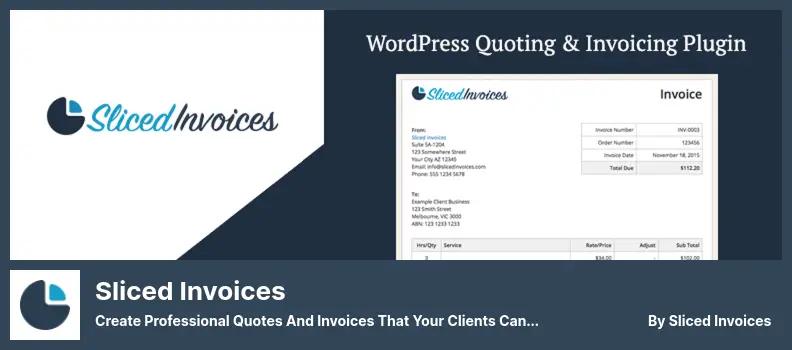 Sliced Invoices Plugin - Create Professional Quotes And Invoices That Your Clients Can Pay Online