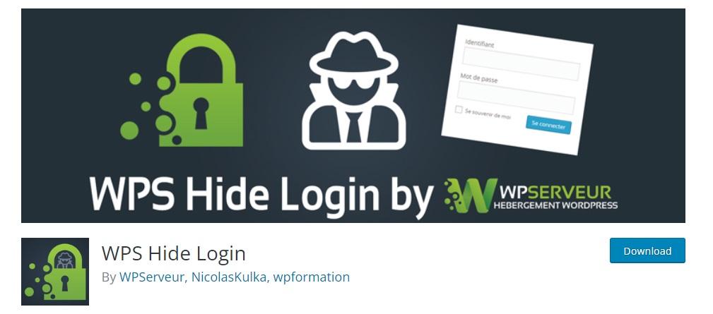 how to change your wordpress login url - free wps hide login plugin