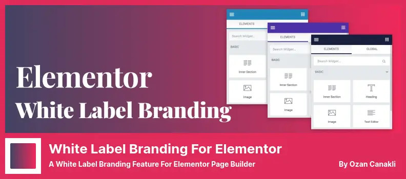 White Label Branding for Elementor Plugin - a White Label Branding feature for Elementor Page Builder
