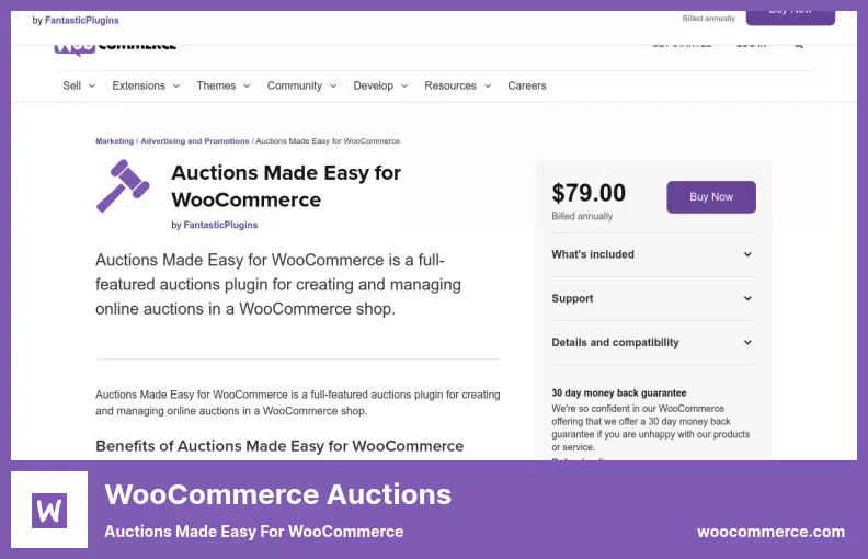 WooCommerce Auctions Plugin - Auctions Made Easy for WooCommerce