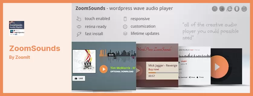 ZoomSounds Plugin - WordPress Wave Audio Player with Playlist