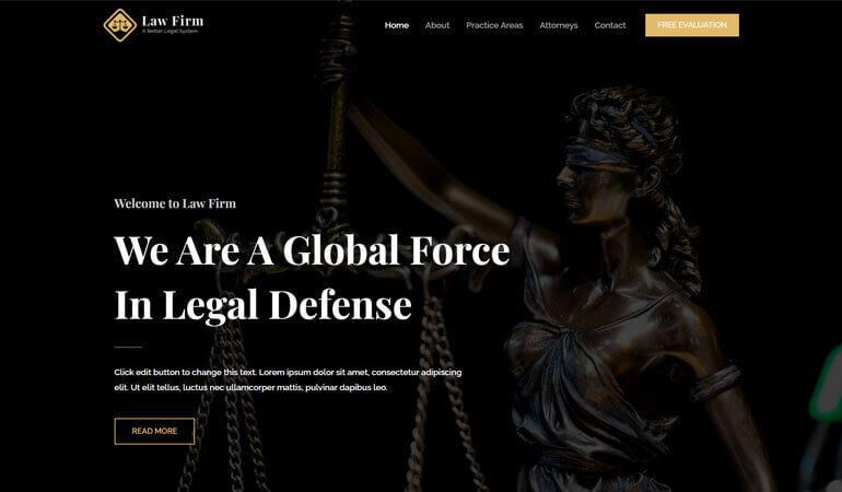 Astra Law Firm Theme