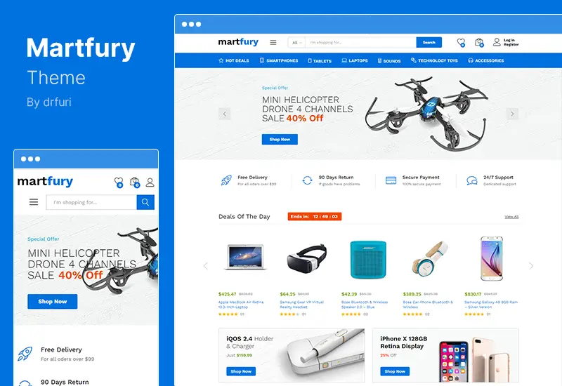 Martfury Theme - WooCommerce Marketplace WordPress Theme