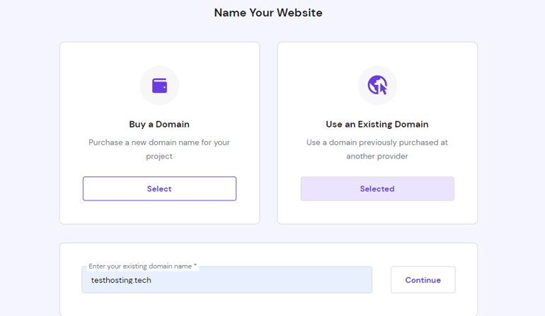 Select Domain