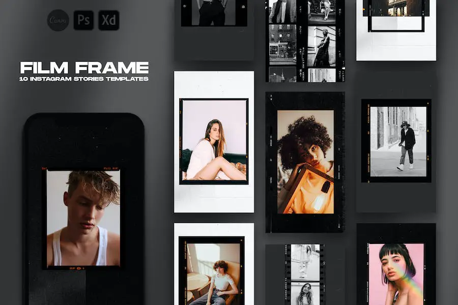 Film Frame Instagram Stories Template - 