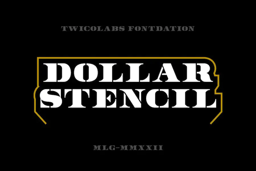 Dollar Stencil - 