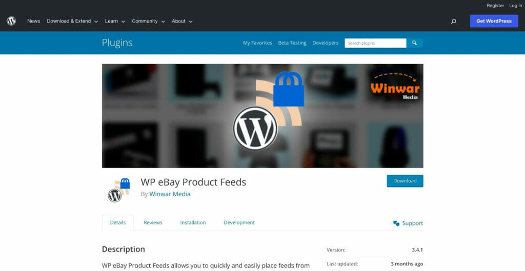 wp ebay product feeds - wordpress bidding plugin