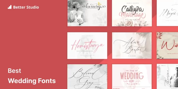 36 Best Wedding Fonts 👰🤵 Create Magical Wedding Designs!