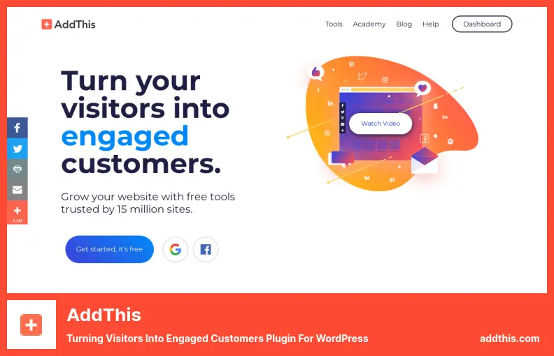 AddThis Plugin - Turning Visitors into Engaged Customers Plugin For WordPress