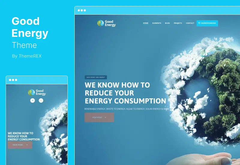 Good Energy Theme - Ecology & Renewable Power Company WordPress Theme