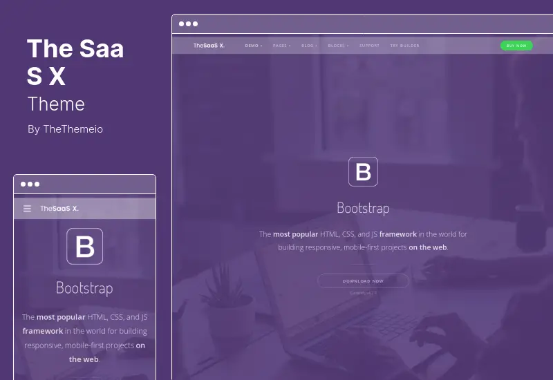 TheSaaS X Theme - Responsive SaaS, Startup & Business WordPress Theme