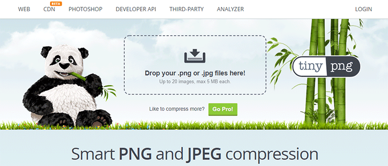 TinyPNG Online Image Compression Tool For Reducing Image Size