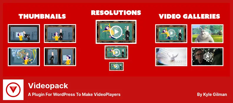 Videopack Plugin - A Plugin for WordPress to Make VideoPlayers