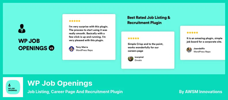 WP Job Openings Plugin - Job Listing, Career Page and Recruitment Plugin