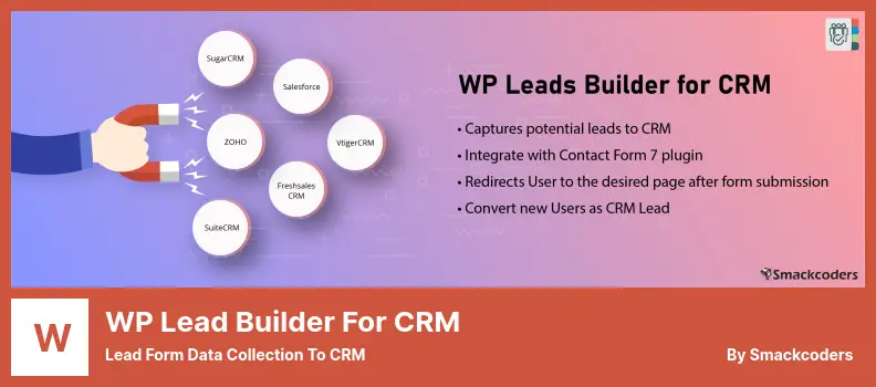 WP Lead Builder For CRM Plugin - Lead Form Data Collection to CRM