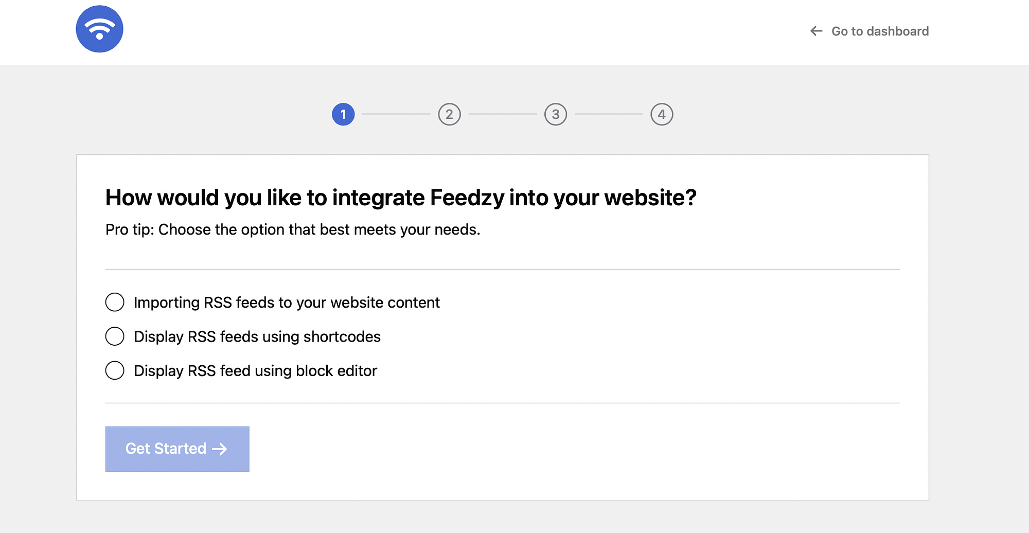 Integrate Feedzy into WordPress.