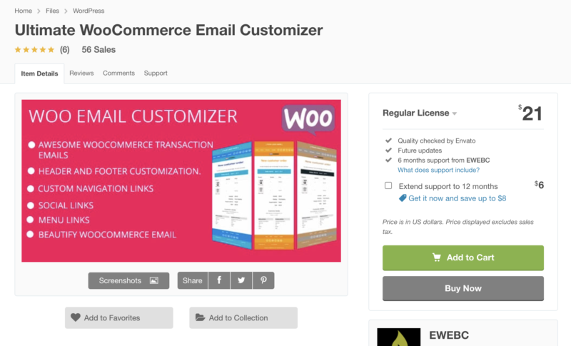 Ultimate WooCommerce Email Customizer