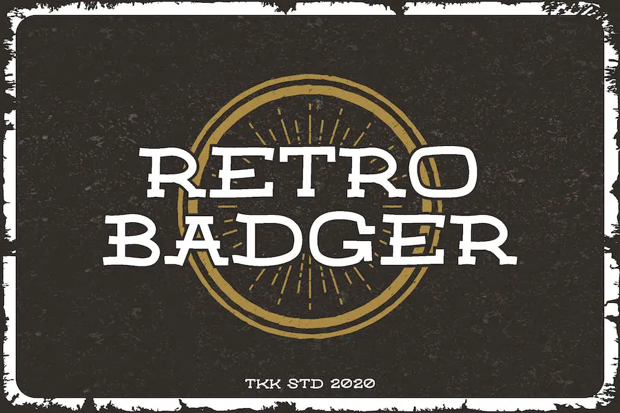 Retro Badger - 