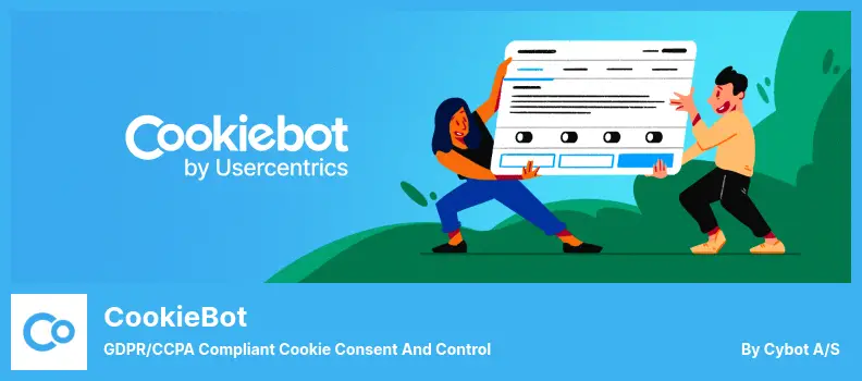 CookieBot Plugin - GDPR/CCPA Compliant Cookie Consent and Control