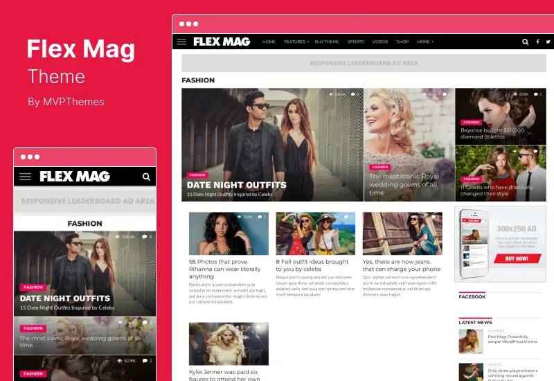 Flex Mag Theme - Responsive News WordPress Theme