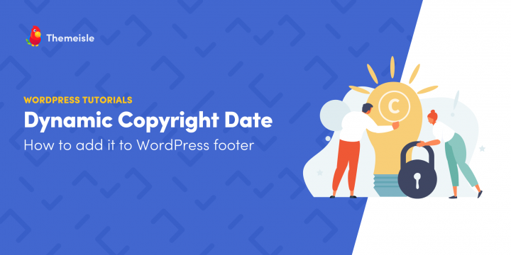 How to Add a Dynamic Copyright Date in WordPress Footer