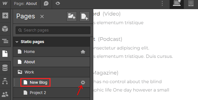 Click On The Setting Icon