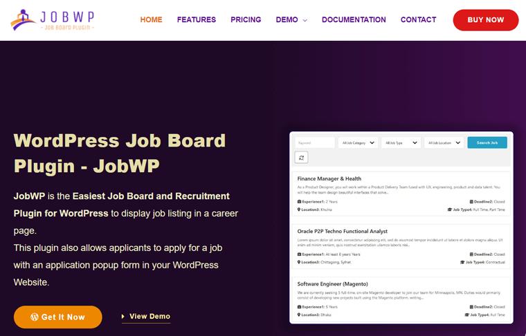 Overview of JobWP WordPress Plugin