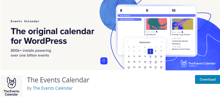 The Event Calendar WordPress Plugin